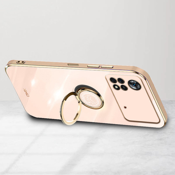 Case for Xiaomi Poco M4 Pro 4G, Electro Ring, pink