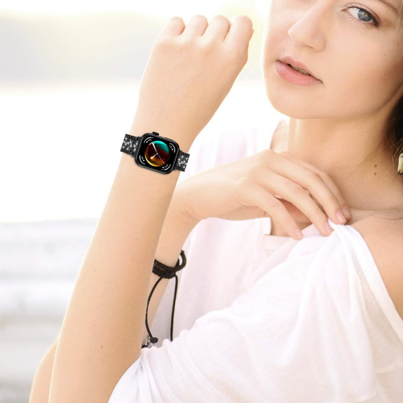Diamond Bracelet for Xiaomi Smart Band 8 Pro, Black