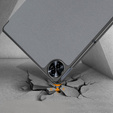 Case for Realme Pad 2, Smartcase, grey