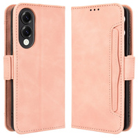 Flip case for Samsung Galaxy S25 Edge, Card Slot, pink