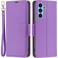 Flip case for Samsung Galaxy A54 5G, Wallet Litchi Magnet, purple
