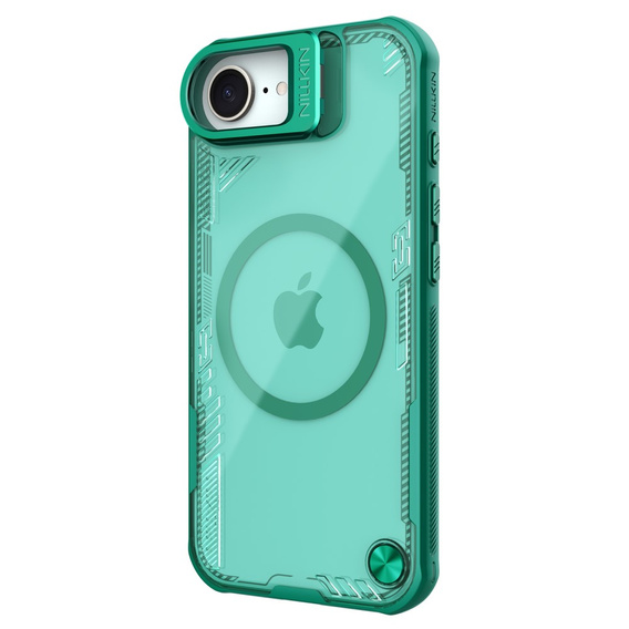 Nillkin Armored Case for iPhone 16e, Icelade Prop, for Magsafe, green