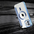 Flip case for iPhone 11, RFID Wallet MagSafe CamShield, blue