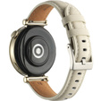 Natural leather strap for watches with 18mm attachment width