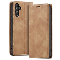 Case for Samsung Galaxy A54, ERBORD Vintage, wallet with flap, brown