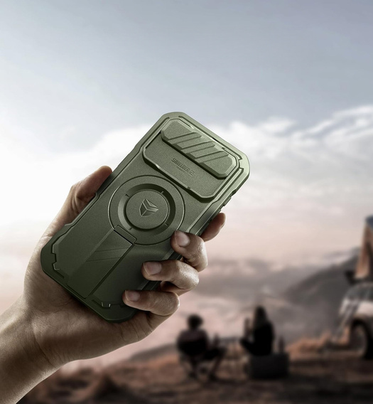 Dexnor armoured case with stand and camera shutter, for MagSafe for iPhone Air