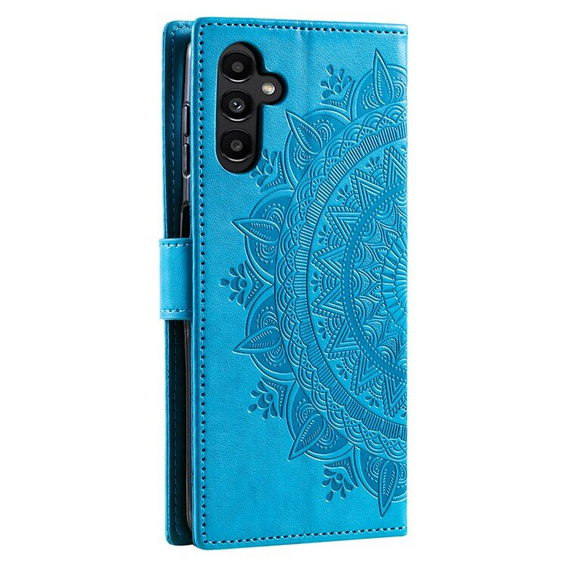Flip case for Samsung Galaxy A55 5G, Mandala Flower, green