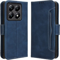 Flip case for Xiaomi 14T, Card Slot, dark blue