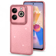 Case for Infinix Hot 40i, Glittery Powder, pink
