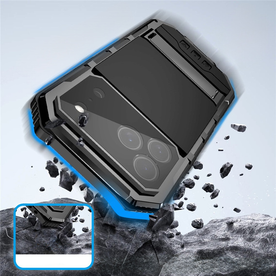 R-JUST armoured case with stand for iPhone 17 Pro Max