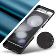 Case for Samsung Galaxy Z Flip7 FE / Z Flip6, CASEME Litchi Leather, blue
