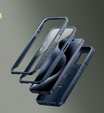 Armored case for iPhone 15 Pro Max, Dexnor CamProtect MagSafe, dark blue (Two frames)