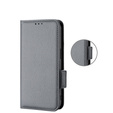 Flip case for Xiaomi Redmi Note 12 5G / POCO X5 5G, Wallet Litchi Magnet, grey