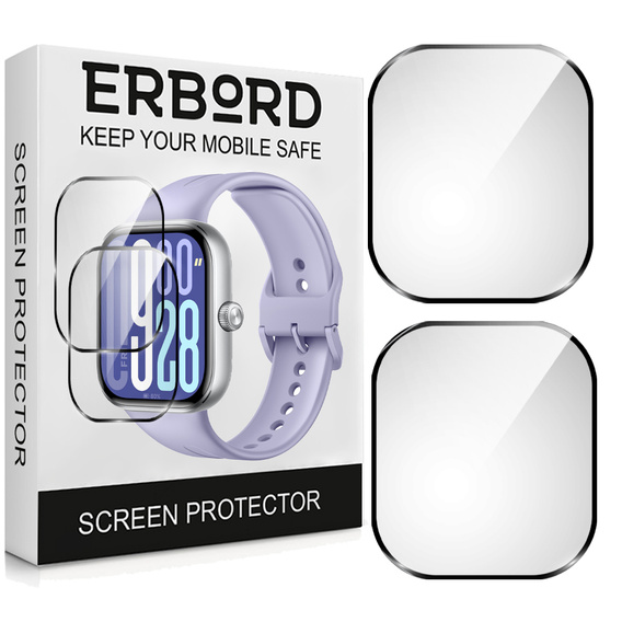 2x ERBORD Hybrid Glass for Xiaomi Redmi Watch 5