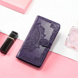 Flip case for Motorola Moto G85, Mandala, purple