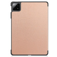 Case for Xiaomi Pad 6S Pro 12.4, Smartcase, pink rose gold