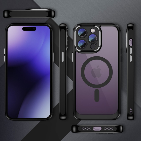 Case for iPhone 14 Pro, ERBORD Impact Guard, MagSafe, black