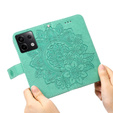 Flip case for Xiaomi Redmi Note 13 Pro 5G, Mandala, green