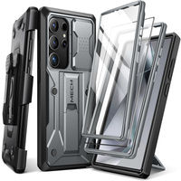 Case for Samsung Galaxy S24 Ultra, Tongate MECH Series Clip, grey