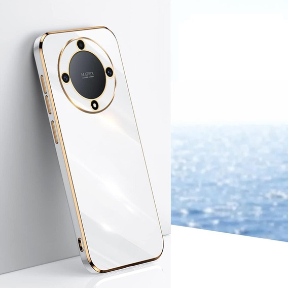 Case for Honor Magic 6 Lite 5G, Glamour CamShield, white