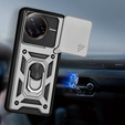 Case for Xiaomi Poco F7 Ultra, CamShield Slide, silver