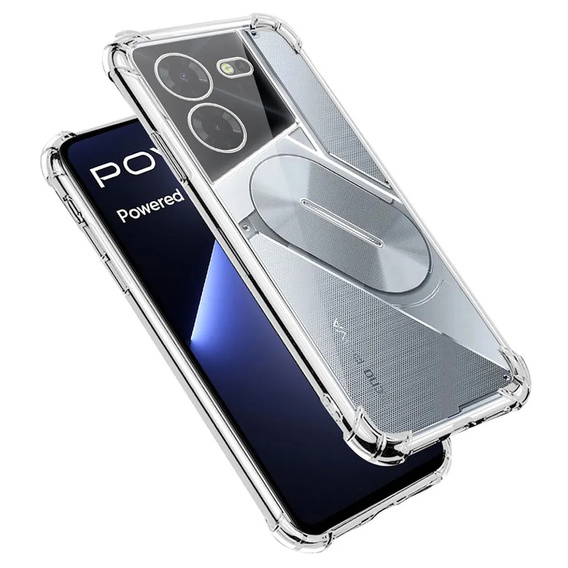 Case for Tecno Pova 5 Pro, Dropproof, transparent