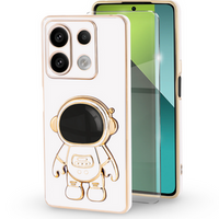 Case for Xiaomi Redmi Note 13 Pro 5G, Astronaut, white + 9H Tempered Glass