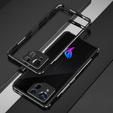 Case for ASUS ROG Phone 8 Pro, Armor Bumper, with lens cover, black / silver