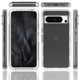 Case for Google Pixel 8 Pro, Shockproof, with film, transparent