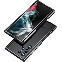 Case LUPHIE for Samsung Galaxy S22 Ultra, Armor Bumper, black