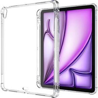 Case for iPad Air 13" 2025/2024 (7/6 gen.), Silicone, transparent