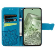 Flip case for Google Pixel 8A, Butterfly, blue