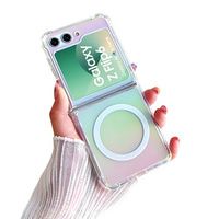 Case for Samsung Galaxy Z Flip7 FE / Z Flip6, Fusion Hybrid, for MagSafe, multicolor