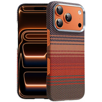Case for iPhone 17 Pro, Aramid Fiber, for MagSafe, thin and lightweight, yellow