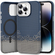 Case for iPhone 14 Pro, Frame Kickstand, for MagSafe, Sand Blue