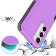 Armored Case for Samsung Galaxy A55 5G, Dual Shockproof, purple