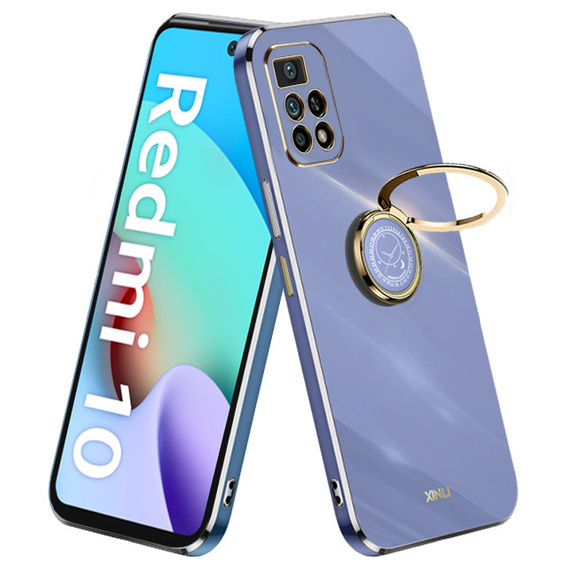 Case for Xiaomi Redmi 10, Electro Ring, blue