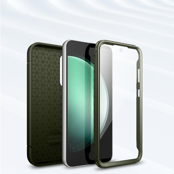 Case for Samsung Galaxy S23 FE, Suritch Basic (Two Frames), green