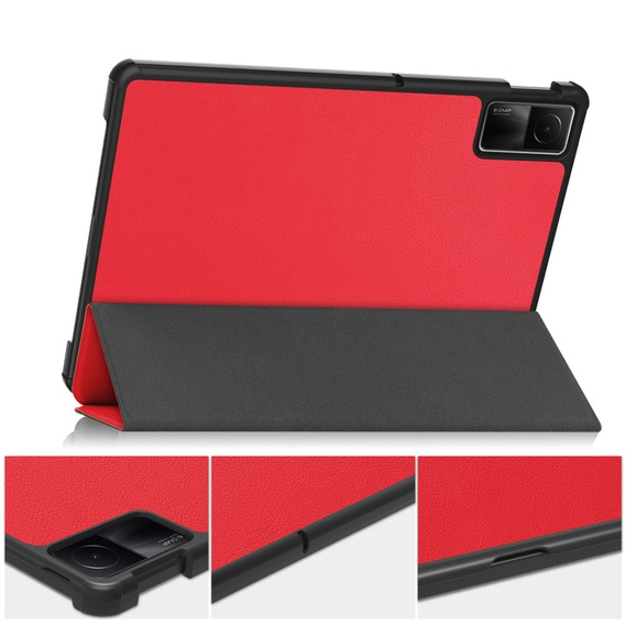 Case for Xiaomi Redmi Pad SE 11", Smartcase, red