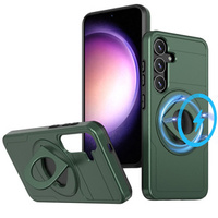 MagSafe case for Samsung Galaxy S24, Military Magnet, Hybrid Case, black