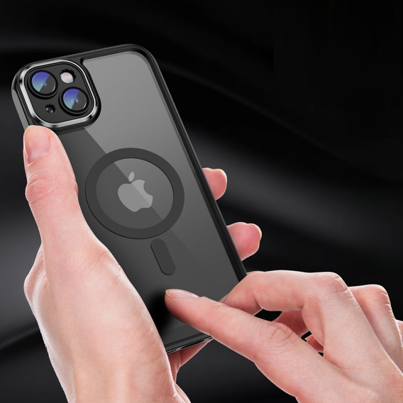 Case for iPhone 15 Plus, ERBORD Impact Guard, MagSafe, black