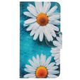 Flip case for Xiaomi Redmi 13C / Poco C65, Wallet, Daisy, blue