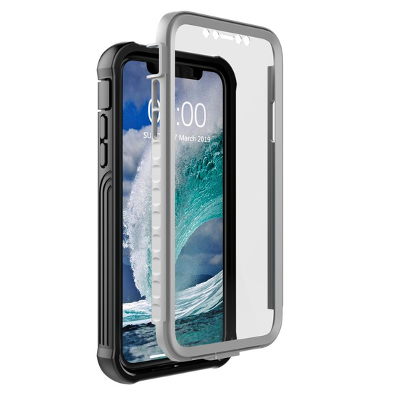 Case for iPhone XR, Shockproof, with film, black