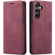 Case for Samsung Galaxy A55, ERBORD Vintage, red + Screen Glass