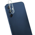 BENKS Kevlar Case for Samsung Galaxy A35, for MagSafe, Carbon Fiber, transparent
