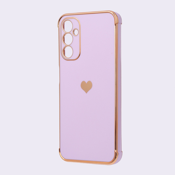 Case for Samsung Galaxy A14 4G/5G, Electro heart, purple