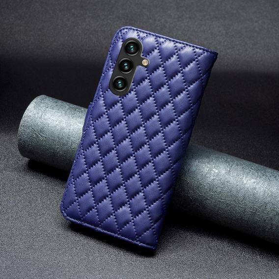 Flip case for Samsung Galaxy A56, Wallet, BINFEN COLOR, blue