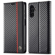 Flap case for Samsung Galaxy S25, Carbon LC.IMEEKE, black
