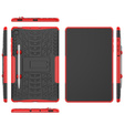 Case for Samsung Galaxy Tab S6 Lite, Tire Armor, red