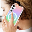 Case for Samsung Galaxy S24 FE, Fusion Hybrid, for MagSafe, multicolor + Screen Glass